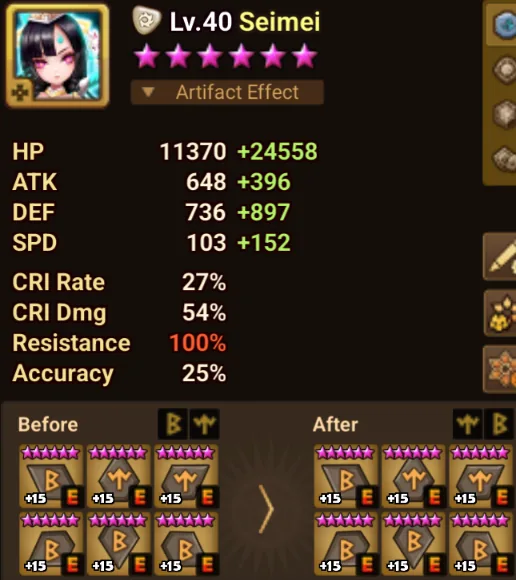 6× LD5 (Zerath, Grogen, Light Hwoarang, Seimei, Valantis, Miruel and Graciah) screenshot 17