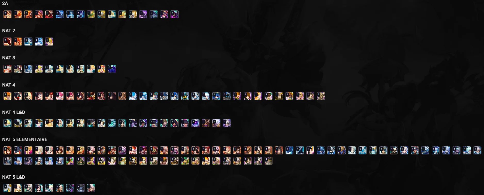6× LD5 (Zerath, Grogen, Light Hwoarang, Seimei, Valantis, Miruel and Graciah) screenshot 7