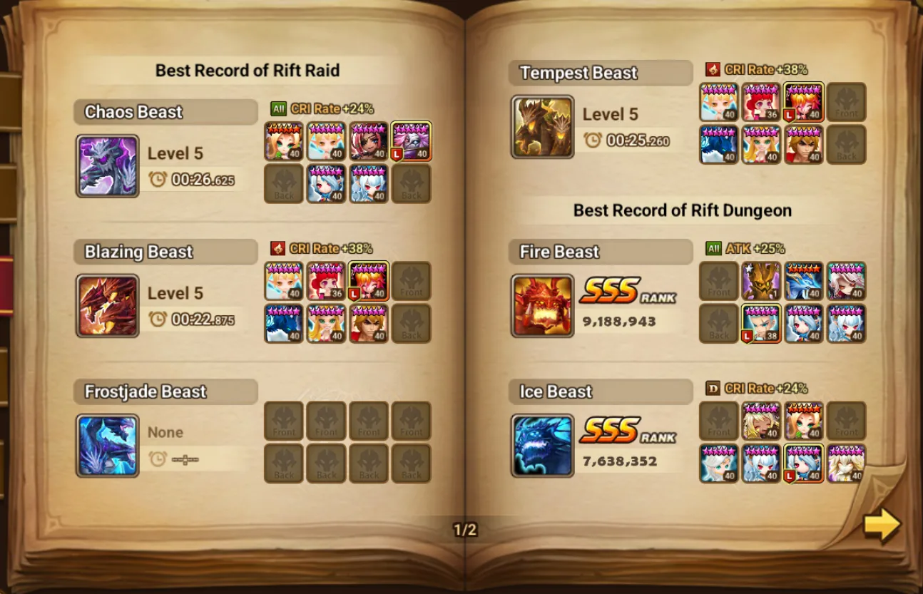 13× LD5 (Dark Megumi Fushiguro, Lora, Artamiel, Fermion, Craig, Light White Tiger Blade Master, Celia, Ongyouki, Ian, Ariana, Jaduel and Aepiah, Kiara, Mi Ying) screenshot 15