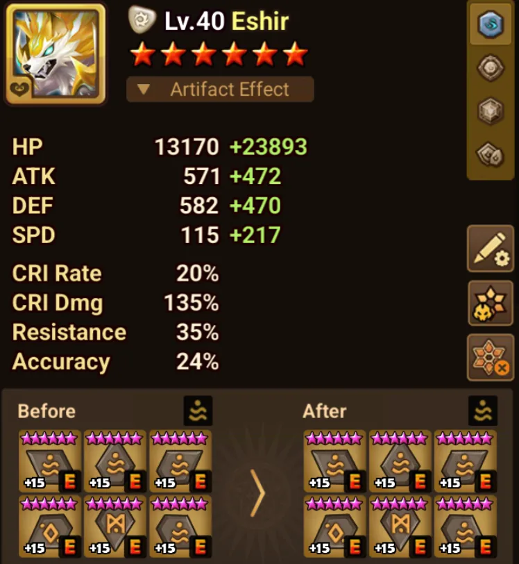 13× LD5 (Dark Megumi Fushiguro, Lora, Artamiel, Fermion, Craig, Light White Tiger Blade Master, Celia, Ongyouki, Ian, Ariana, Jaduel and Aepiah, Kiara, Mi Ying) screenshot 22