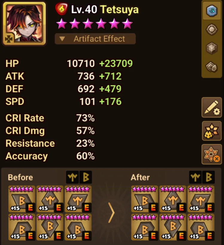 13× LD5 (Dark Megumi Fushiguro, Lora, Artamiel, Fermion, Craig, Light White Tiger Blade Master, Celia, Ongyouki, Ian, Ariana, Jaduel and Aepiah, Kiara, Mi Ying) screenshot 28