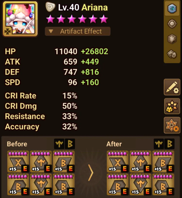 13× LD5 (Dark Megumi Fushiguro, Lora, Artamiel, Fermion, Craig, Light White Tiger Blade Master, Celia, Ongyouki, Ian, Ariana, Jaduel and Aepiah, Kiara, Mi Ying) screenshot 31