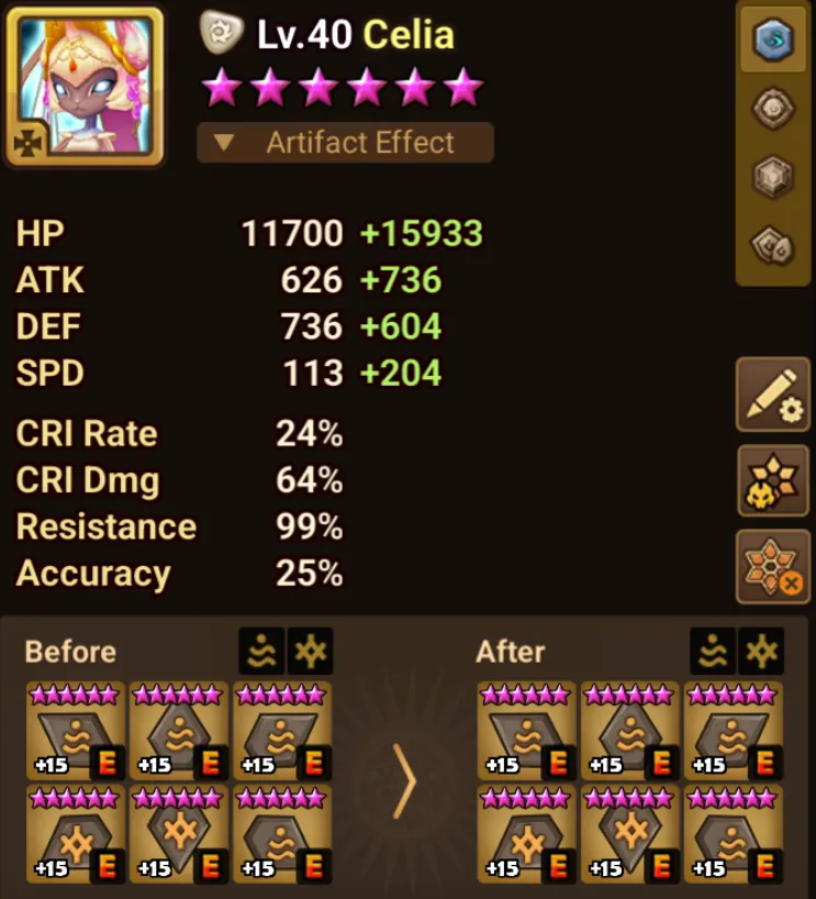 13× LD5 (Dark Megumi Fushiguro, Lora, Artamiel, Fermion, Craig, Light White Tiger Blade Master, Celia, Ongyouki, Ian, Ariana, Jaduel and Aepiah, Kiara, Mi Ying) screenshot 32