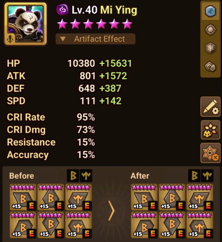 13× LD5 (Dark Megumi Fushiguro, Lora, Artamiel, Fermion, Craig, Light White Tiger Blade Master, Celia, Ongyouki, Ian, Ariana, Jaduel and Aepiah, Kiara, Mi Ying) screenshot 36