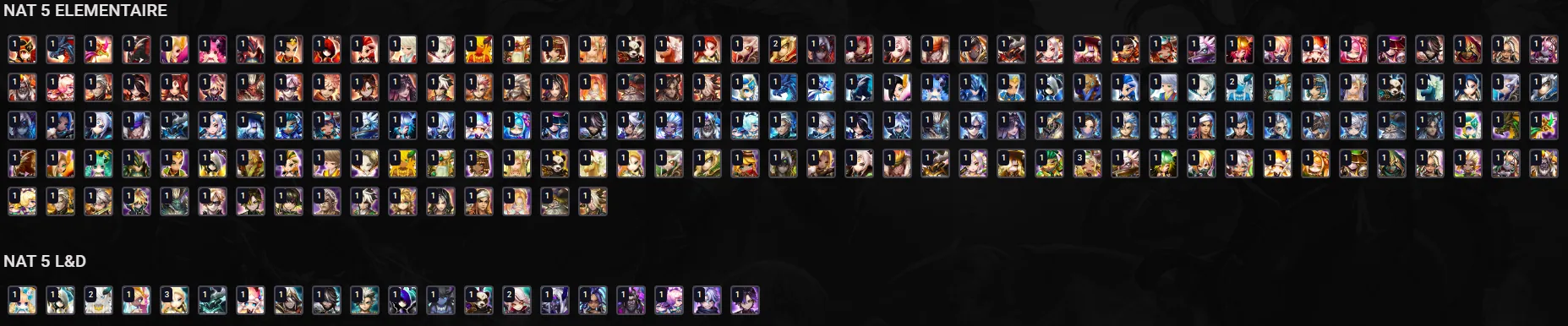 13× LD5 (Dark Megumi Fushiguro, Lora, Artamiel, Fermion, Craig, Light White Tiger Blade Master, Celia, Ongyouki, Ian, Ariana, Jaduel and Aepiah, Kiara, Mi Ying) screenshot 9