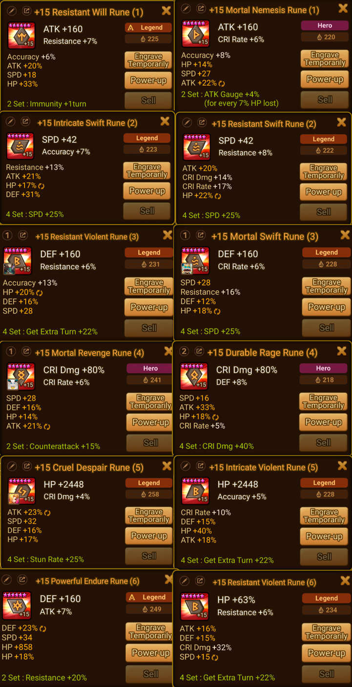 9× LD5 (Nephthys, Artamiel, Fermion, Dark Geralt, Lars, Dark Pure Vanilla Cookie, Ian, Veronica, Mookwol) screenshot 17