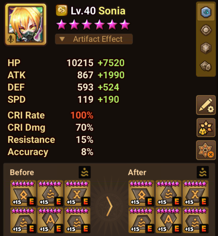 9× LD5 (Nephthys, Artamiel, Fermion, Dark Geralt, Lars, Dark Pure Vanilla Cookie, Ian, Veronica, Mookwol) screenshot 22