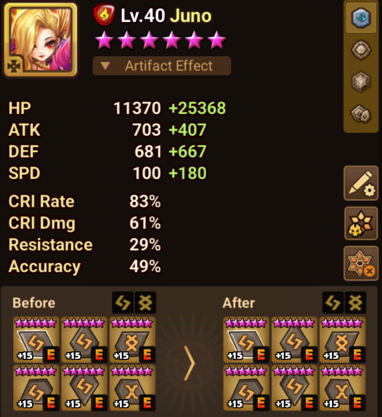 9× LD5 (Nephthys, Artamiel, Fermion, Dark Geralt, Lars, Dark Pure Vanilla Cookie, Ian, Veronica, Mookwol) screenshot 28