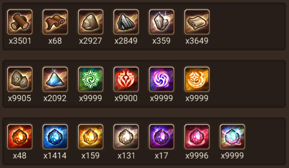 9× LD5 (Nephthys, Artamiel, Fermion, Dark Geralt, Lars, Dark Pure Vanilla Cookie, Ian, Veronica, Mookwol) screenshot 32