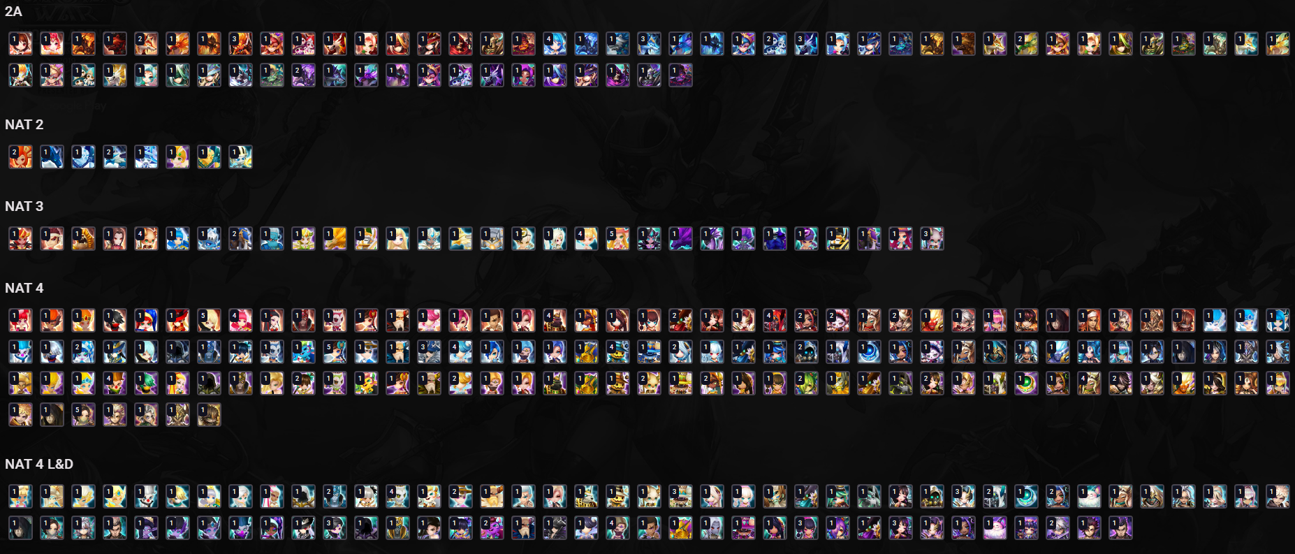 9× LD5 (Nephthys, Artamiel, Fermion, Dark Geralt, Lars, Dark Pure Vanilla Cookie, Ian, Veronica, Mookwol) screenshot 8