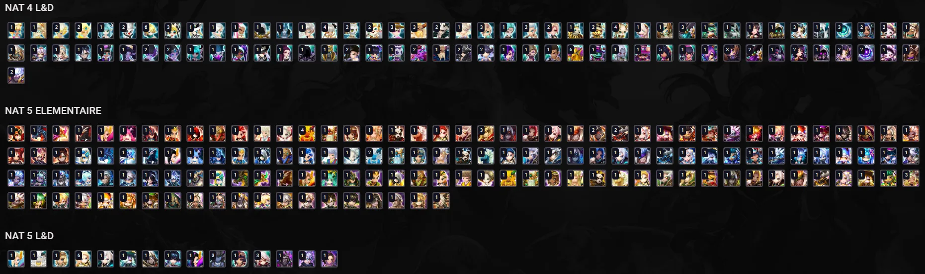 8× LD5 (Giana, Laima, Nephthys, Isis, Dark Vermilion Bird Dancer, Light Aya, Hanwul, Dorothy) screenshot 10