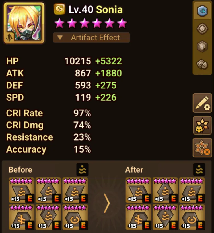 8× LD5 (Giana, Laima, Nephthys, Isis, Dark Vermilion Bird Dancer, Light Aya, Hanwul, Dorothy) screenshot 27