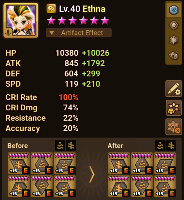 8× LD5 (Giana, Laima, Nephthys, Isis, Dark Vermilion Bird Dancer, Light Aya, Hanwul, Dorothy) screenshot 28