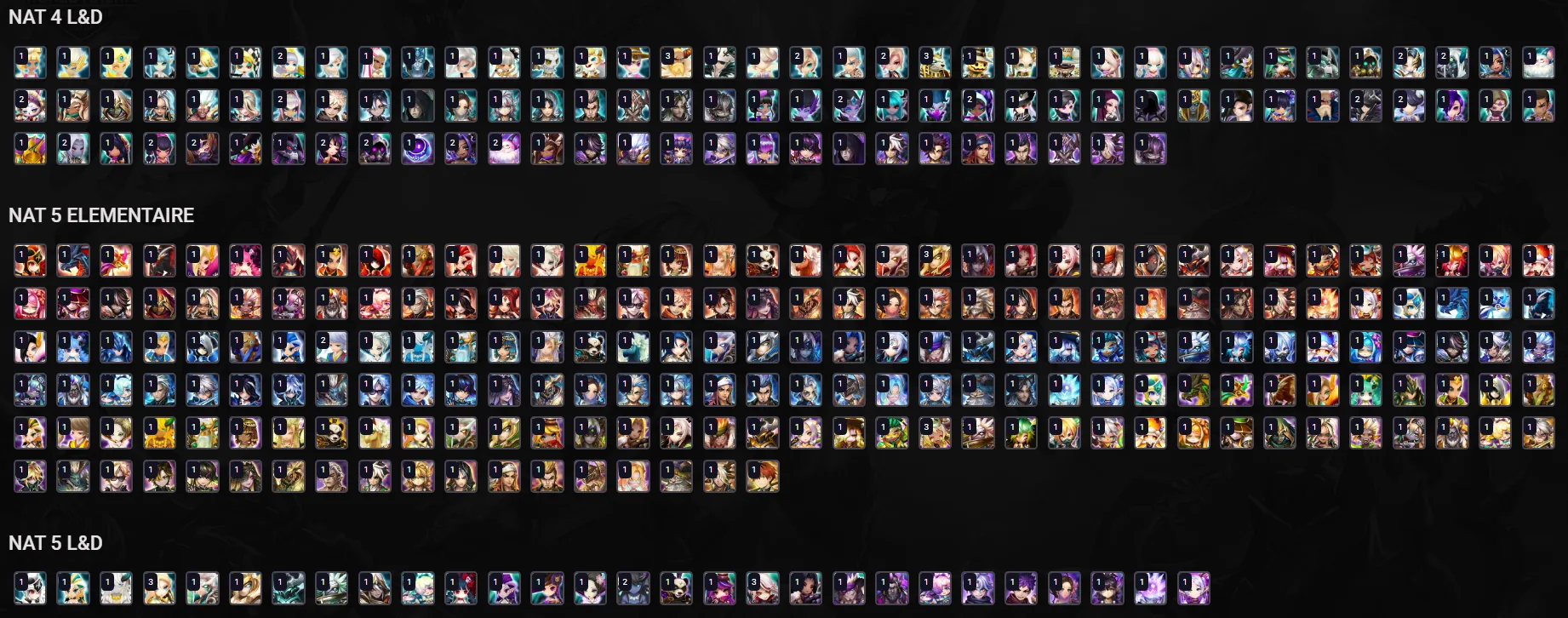 21× LD5 (Miruel&Graciah, Benedict, Craig, Valantis, Geldnir, Asima, Akroma, Dark Frieren, Dr. Richard, Dark Zenitsu, Dark Vermilion Bird Dancer, Dark Rick, Jaduel&Aepiah, Dark Ryu, Xiana, Bella, Mi Ying, Lydia, Wolyung, Craka, Nicki) screenshot 8