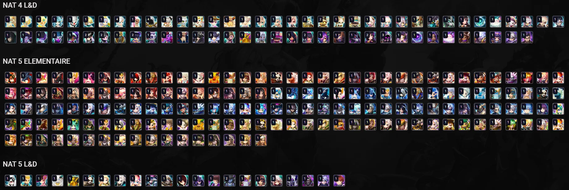 15× LD5 (Kovarci, Ariana, Hanwul, Tian Lang, Wedjat, Yeonhong, Qitian Dasheng, Akroma, Dark Stark, Onkgyouki, Nephthys, Manannan, Woonsa, Ragdoll, Cadiz) screenshot 11