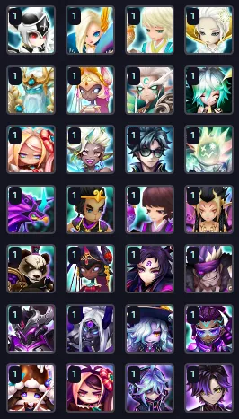 28× LD5 (Laima, Son Zhang Lao, Light Werner, Vivachel, Celia, Nyx, Dr. Albert, Dyeus, Audrey, Giselle, Shun, Valantis, Pontos, Elenoa, Nigong, Woonsa, Akroma, Dark Tetsuya, N1X, Elena, Jackson, Kiki, Ongyouki, Gurkha, Vancliffe, Mookwol, Mi Ying, Jaara) - Image 1