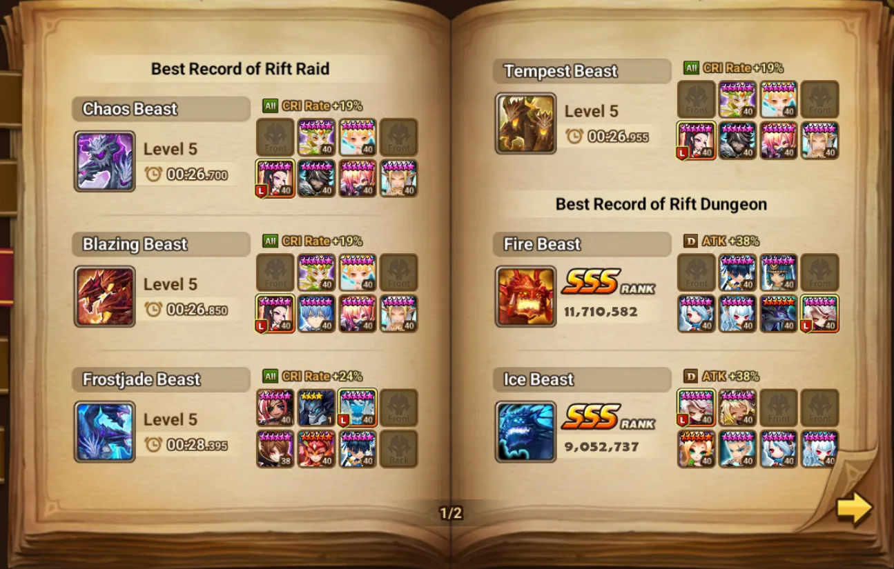 22× LD5 (Light Hwoarang, Asima, Lora, Tian Lang, Beelzebub, Vivachel, Han, Light Aya, Light Ciri, Mortera, Ian, Geldnir, Valantis, Oberon, Wedjat, Isis, Artamiel, Jager, Julianne, Actaeon, N1X, Maya) screenshot 15