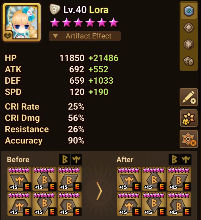 22× LD5 (Light Hwoarang, Asima, Lora, Tian Lang, Beelzebub, Vivachel, Han, Light Aya, Light Ciri, Mortera, Ian, Geldnir, Valantis, Oberon, Wedjat, Isis, Artamiel, Jager, Julianne, Actaeon, N1X, Maya) screenshot 30