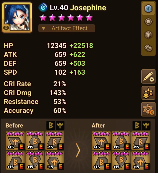 22× LD5 (Light Hwoarang, Asima, Lora, Tian Lang, Beelzebub, Vivachel, Han, Light Aya, Light Ciri, Mortera, Ian, Geldnir, Valantis, Oberon, Wedjat, Isis, Artamiel, Jager, Julianne, Actaeon, N1X, Maya) screenshot 38