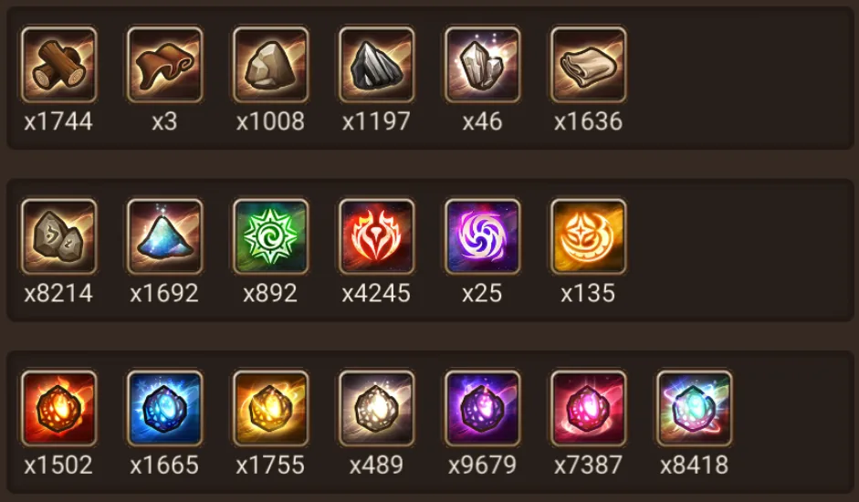 22× LD5 (Light Hwoarang, Asima, Lora, Tian Lang, Beelzebub, Vivachel, Han, Light Aya, Light Ciri, Mortera, Ian, Geldnir, Valantis, Oberon, Wedjat, Isis, Artamiel, Jager, Julianne, Actaeon, N1X, Maya) screenshot 48