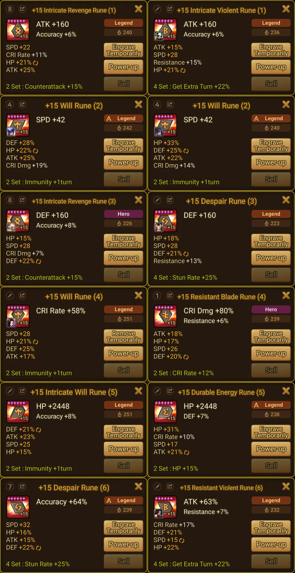 16× LD5 (Asima, Craka, Son Zhang Lao, Giana, Nyx, Tian Lang, Beelzebub, Arella, 51LV3R, Miruel&Graciah, Isis, Artamiel, Dark Nezuko, Dark Rick, Destiny, Xiana) screenshot 22