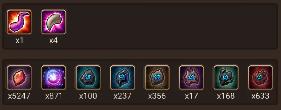 5× LD5 (Nephthys, Talisman, Eludia, Woonsa, Groa) screenshot 20